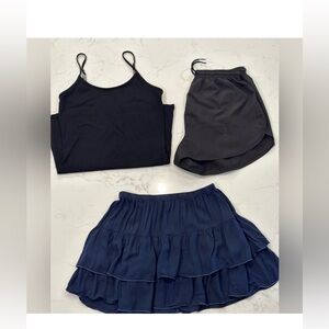 Bundle Brandy Melville Skirt, Short and Tank Top,